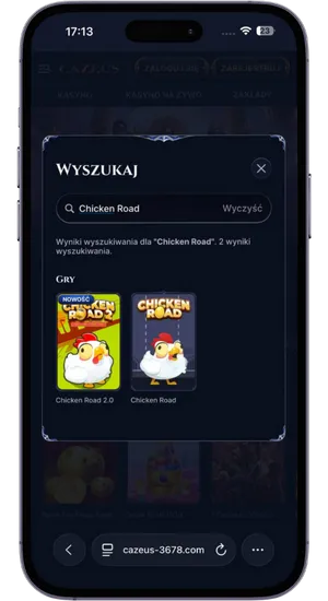 Uruchomienie gry Chicken Road w kasynie online